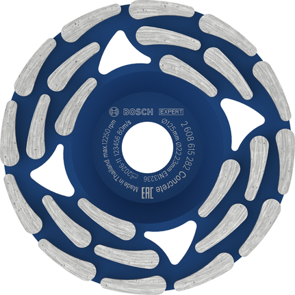 Bosch EXPERT diamantslibehoved til beton 125 mm.