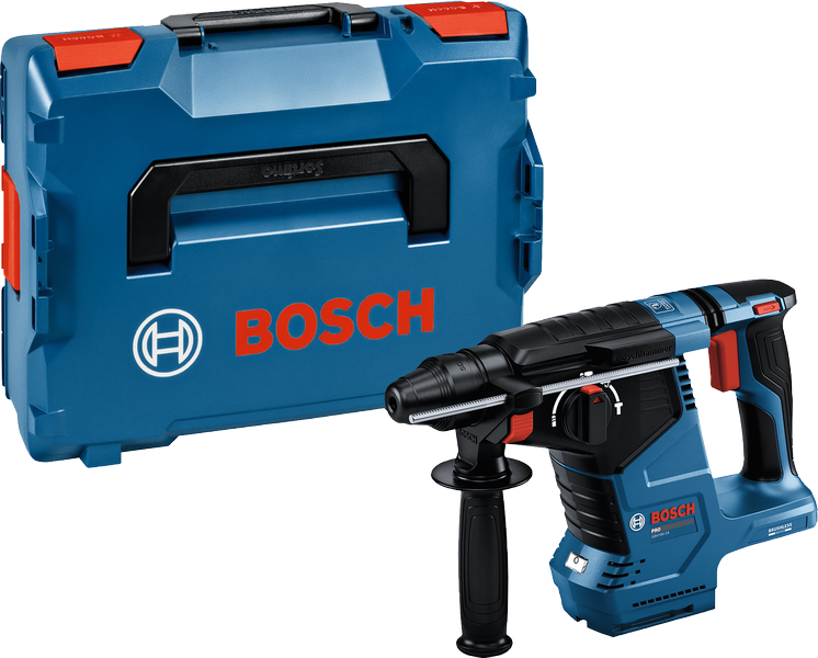 Bosch GBH 18V-24 borehammer med transportkuffert.