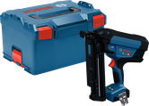 Bosch GNH18V-64 batteridrevet sømpistol med bærekuffert.