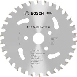 Bosch PRO Steel batteridrevet armeringsskærer rundsavklinge.