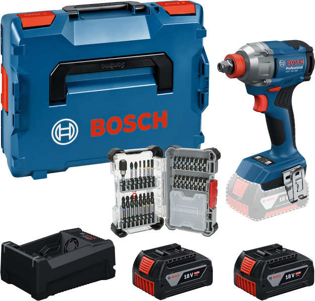 Bosch akku-boremaskinesæt.