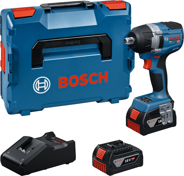 Bosch GDS 18V-750 batteridrevet slagnøglesæt.