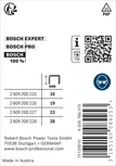 Bosch smalkroneklammer type 55 harpiksbelagt 16 mm.