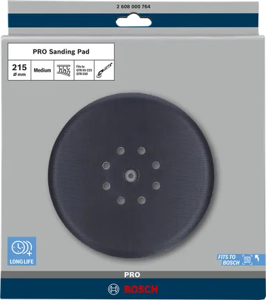 Bosch PRO slibeskive medium 215 mm med 8 huller.