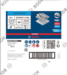 Bosch EXPERT X782 lamelskive, 115 mm, kornstørrelse 40, X-LOCK.