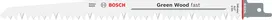 Bosch S1531L Green Wood fast HCS savklinge.