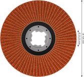 Bosch EXPERT X782 Lamellskive vinklet 125 mm G40 X-LOCK.