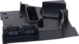 Bosch -indlæg til organisering af værktøj og tilbehør.