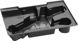 Bosch plastindlæg til opbevaring af værktøj og tilbehør.