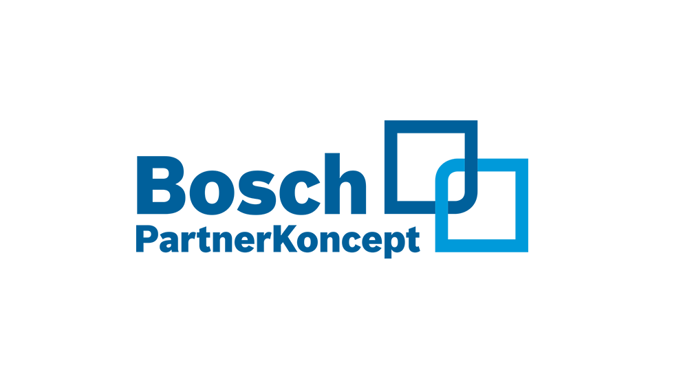 Bosch Professional værktøj logo i blå farver på hvid baggrund.