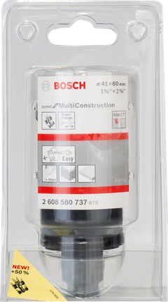 منشار ثقب Bosch متعدد الاستخدامات 41 × 60 مم لسهولة الحفر باستخدام الأدوات الكهربائية.