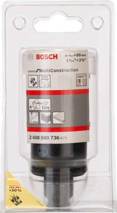 منشار ثقب Bosch متعدد الاستخدامات للقطع بمقاس 40 × 60 مم.