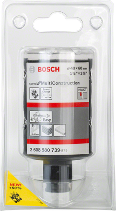 منشار ثقب Bosch متعدد الاستخدامات 48 × 60 مم لمواد متنوعة.