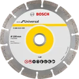 قرص القطع الماسي المجزأ العالمي من Bosch مقاس 180 مم.