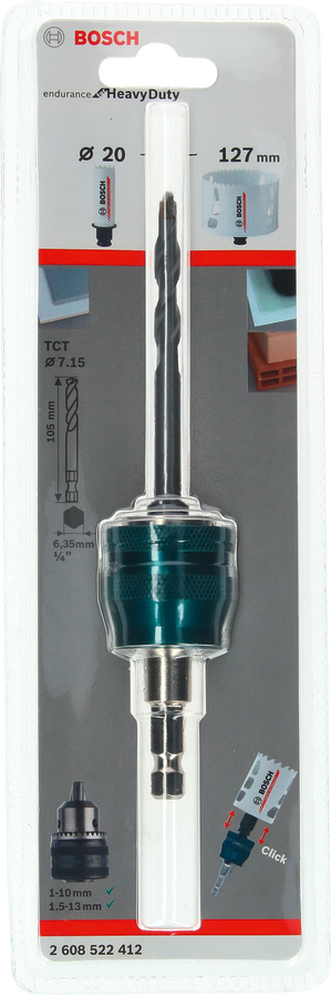 مثقاب Bosch PC Plus Adapter ذو ساق سداسية 8.7 مم.