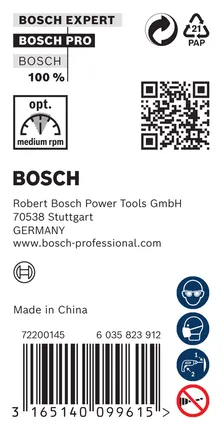 مثقاب Bosch برو وود براد بوينت 8×340×400 مم.