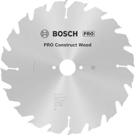 شفرة المنشار الدائرية للخشب Bosch PRO Construct، 250 مم.