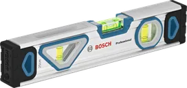 ميزان تسوية مغناطيسي من Bosch بطول 25 سم بهيكل من الألومنيوم.