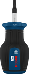 مفك براغي قصير من Bosch PRO TX20 بمقبض مريح.