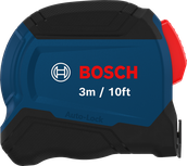 شريط قياس Bosch بطول 3 أمتار مع قفل تلقائي.