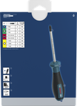 مجموعة مفكات براغي Bosch برو PH/PZ/SL/TX، 8 قطع، بمقبض مضاد للتدحرج.