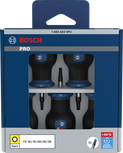 مجموعة مفكات Bosch برو القصيرة TX مكونة من 5 قطع مع أعمدة S2.