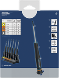 مجموعة مفكات براغي دقيقة من Bosch برو TX/TH/H، مرمزة بالألوان.
