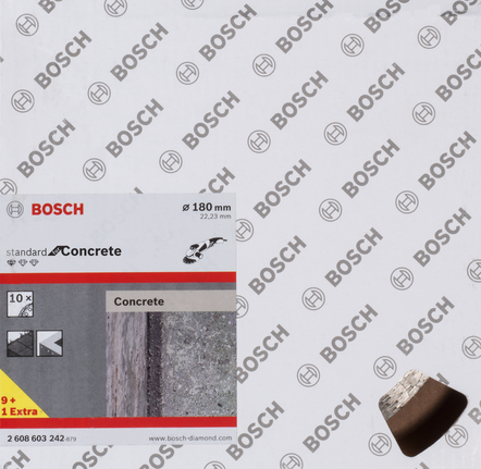 Bosch standard concrete cutting disc 180mm.
