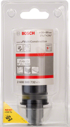 Bosch MultiConstruction holesaw 30×60 mm.