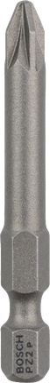 Bosch screwdriver bit Extra Hard PZ2 49mm.