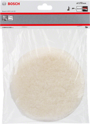 Bosch lambskin disc 170 mm.