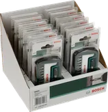 Bosch saw blade guide display box, 130 mm thickness.