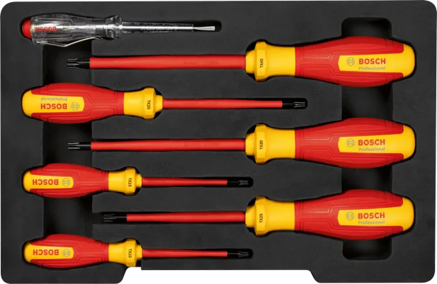 VDE Screwdriver Set, TX 7 pcs Professional