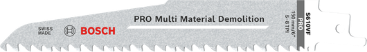 Bosch PRO Multi Material Demolition S610VF saw blade.