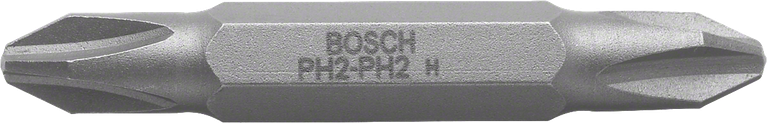 Bosch double-ended PH2 screwdriver bit for drills.