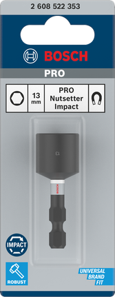 Bosch PRO Nutsetter Impact 13 mm.