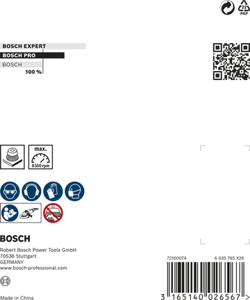 Bosch PRO Metal heavy cup brush 90 x 0.8 mm.