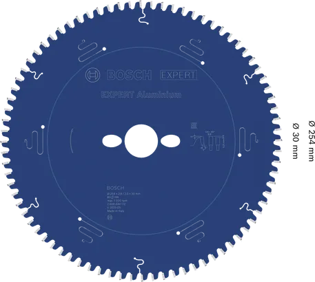 Bosch EXPERT Aluminium circular saw blade, 254 mm 80T.