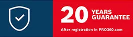 20 years guarantee