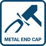 Metal end cap.