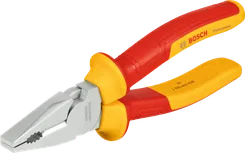Bosch VDE combination pliers 180 mm for electrical work.