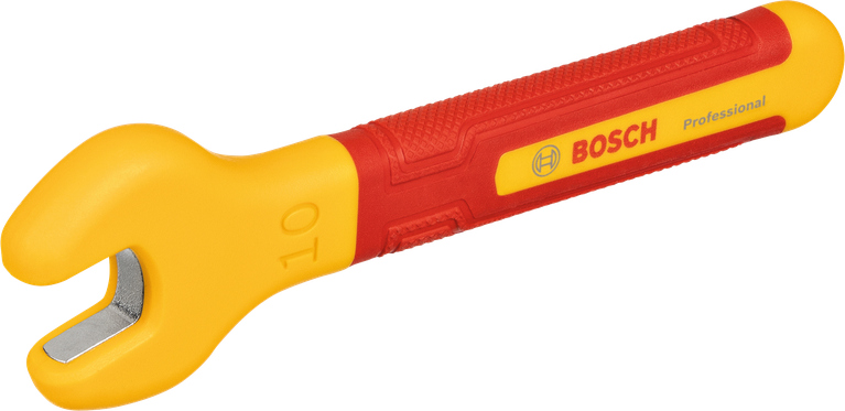Bosch VDE 10 mm open-ended spanner insulated.