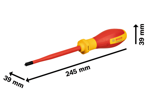Bosch VDE screwdriver SL/PH2x125 with insulated handle.