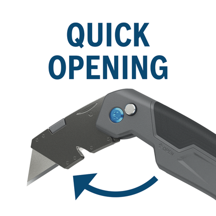 Quick opening utility knife.