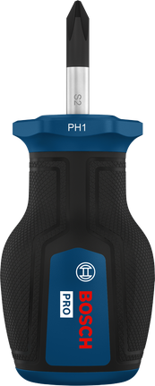 Bosch PRO Stubby Screwdriver PH1 x 25 mm.
