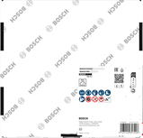 Bosch Multi Material Diamond Cutting Disc packaging.