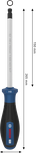 Bosch PRO Screwdriver H8 x 150 mm with ergonomic handle.