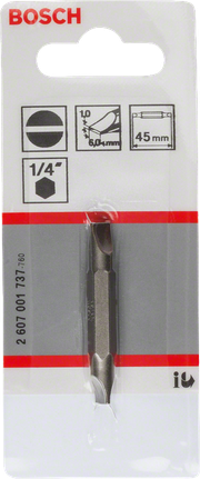 Embout Bosch double extrémité 1/4″ 45 mm.