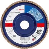 Disque à lamelles Bosch X431 pour métal, diamètre 125 mm.