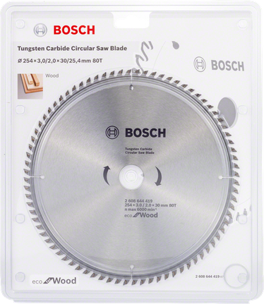 Lame de scie circulaire Bosch Eco pour le bois.